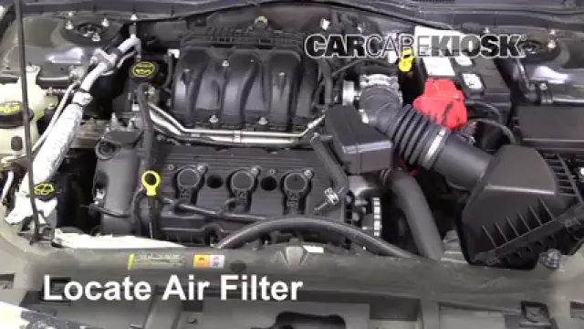 2012 Ford Fusion SEL 3.0L V6 FlexFuel Filtre à air (moteur) Changement